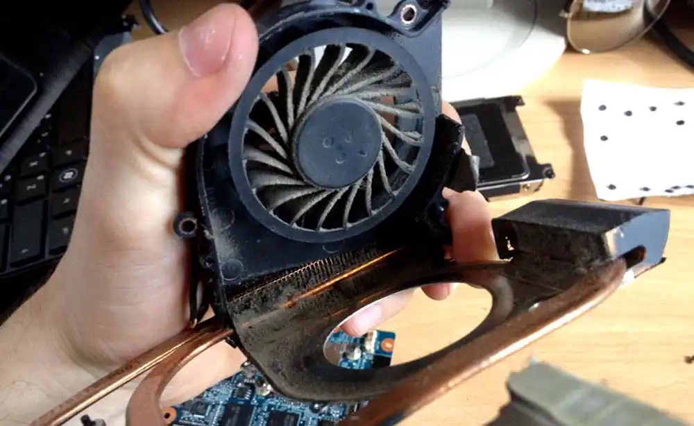 Чистка ноутбука HP от пыли в Евпатории | Замена термопасты