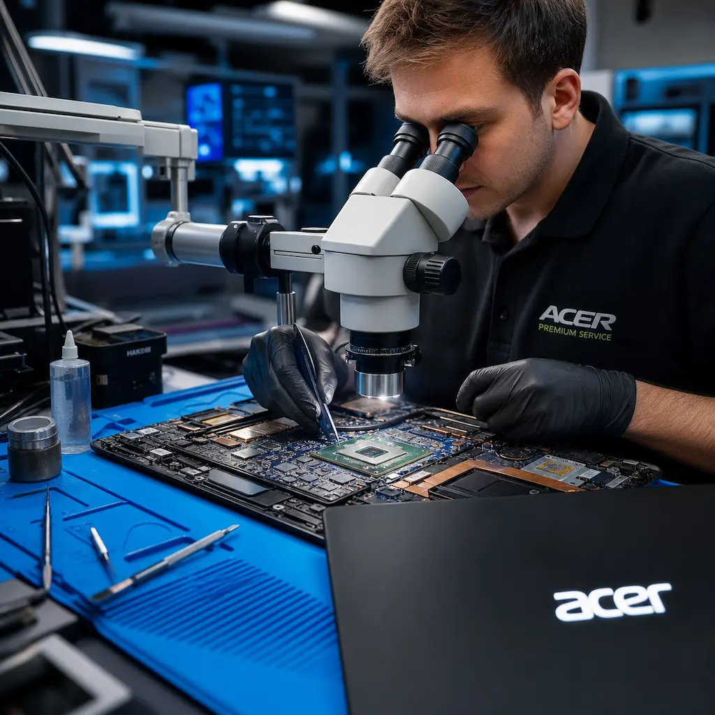 Замена видеокарты ноутбука Acer в Евпатории
