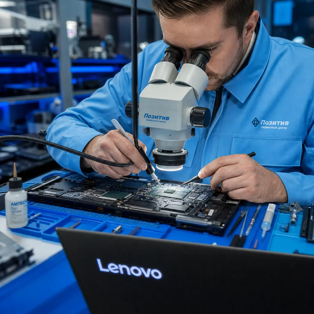 Замена видеокарты ноутбука Lenovo в Евпатории
