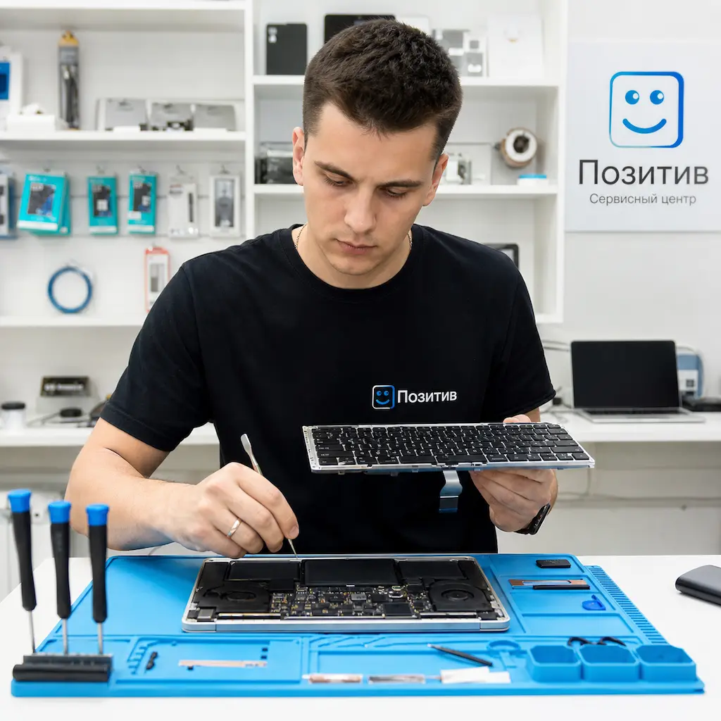 заменить клавиатуру на Apple Macbook в Евпатории