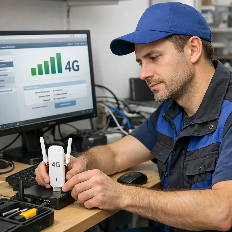 Настройка LTE модема в Евпатории