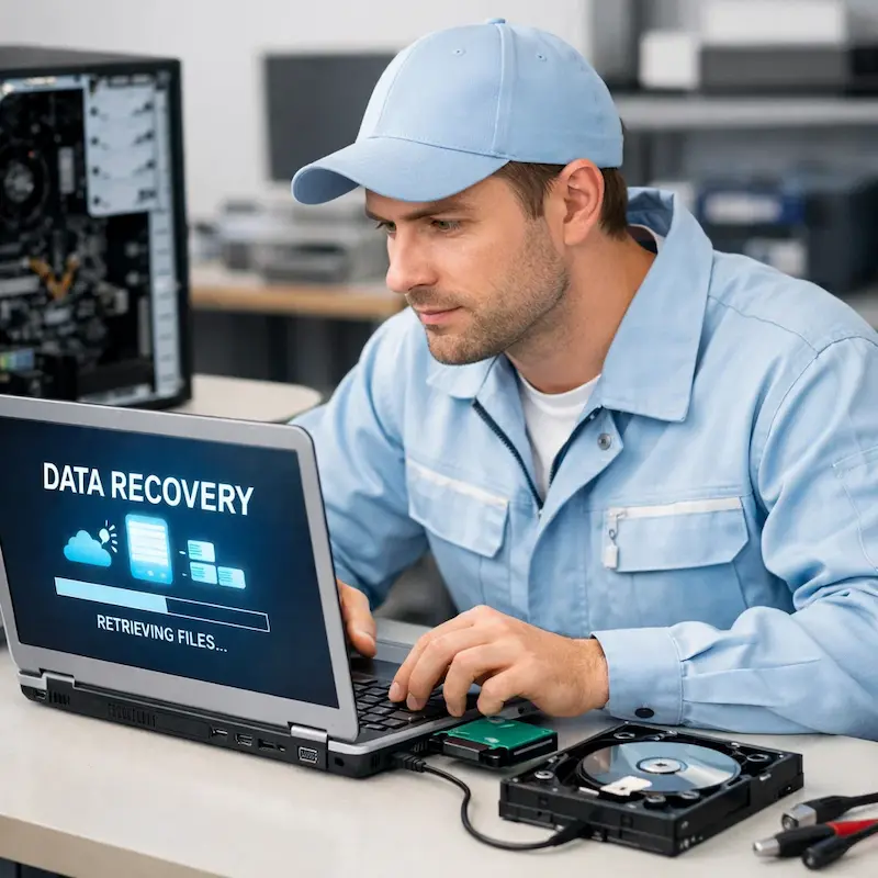 Восстановление данных и файлов в Евпатории