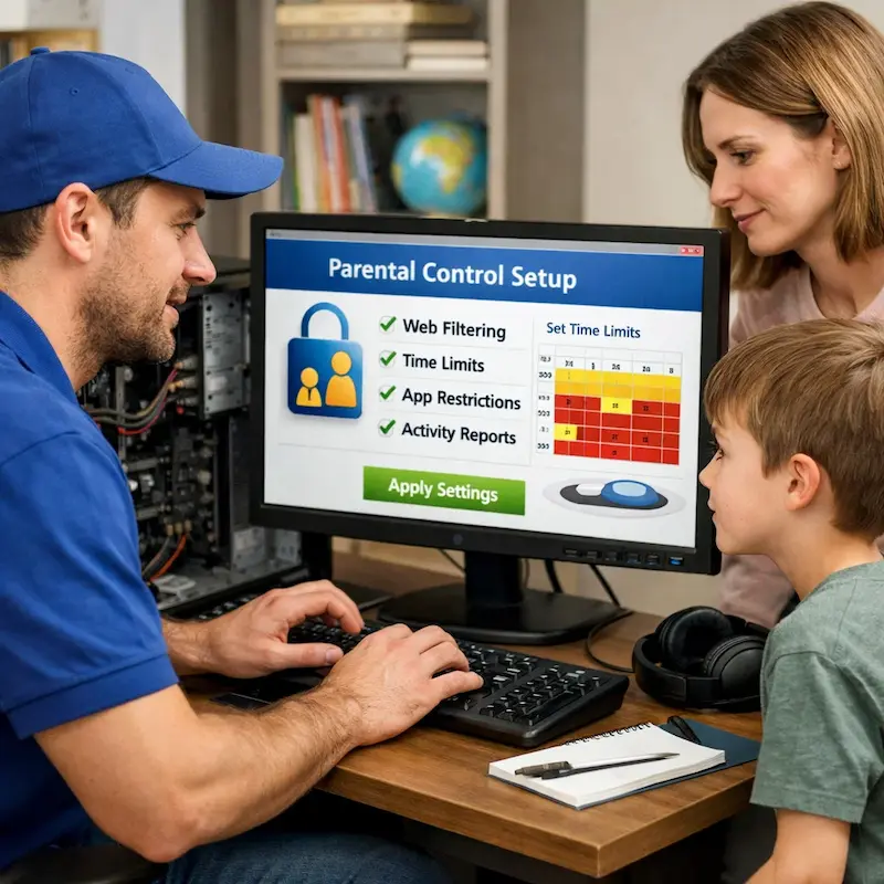 установка родительского контроля в Евпатории