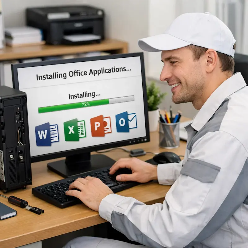 Установка и настройка программ на компьютере в Евпатории