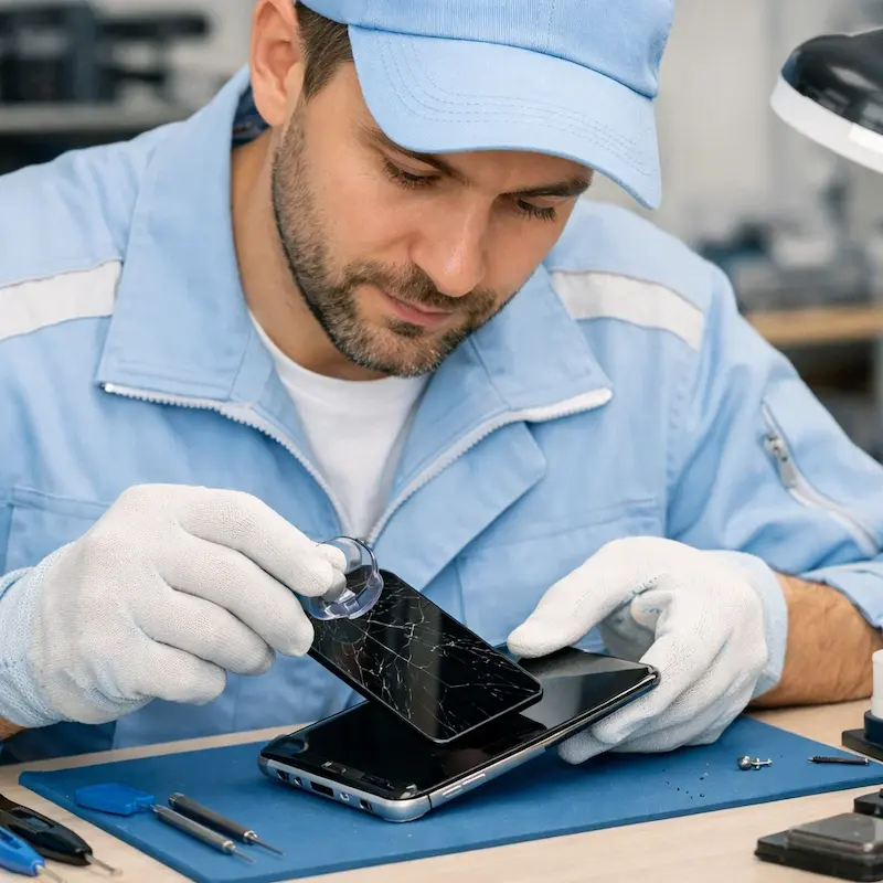 Заменить сенсорное стекло на смартфоне в Евпатории