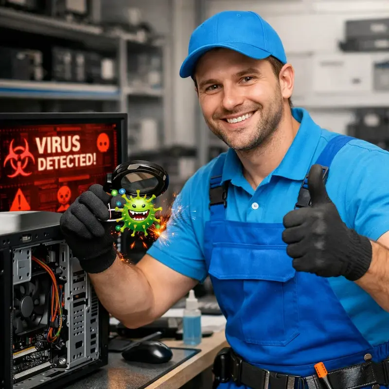 Удаление вирусов с компьютера в Евпатории